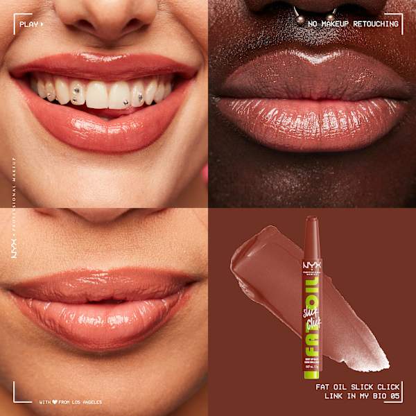 Lippenstift Fat Oil Slick Click 05 Link in my Bio NYX PROFESSIONAL MAKEUP