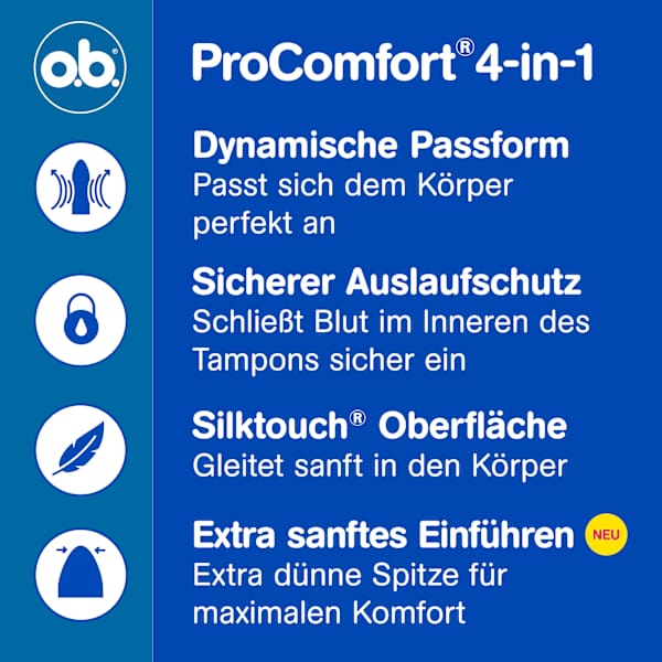 Tampons ProComfort Normal o.b.