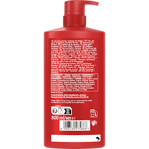 Duschgel Captain 3in1 Old Spice