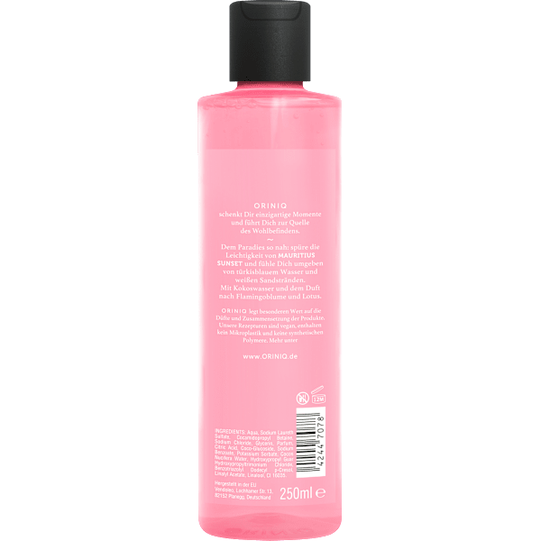 Pflegedusche Mauritius Sunset mit Kokoswasser ORINIQ