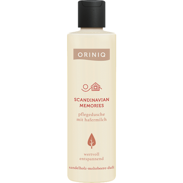 Pflegedusche Scandinavian Memories mit Hafermilch, Sandelholz & Moltebeere ORINIQ