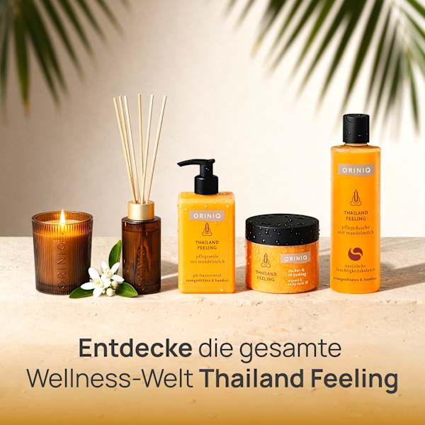 Pflegedusche Thailand Feeling mit Mandelmilch, Orangenblüten & Bambus ORINIQ