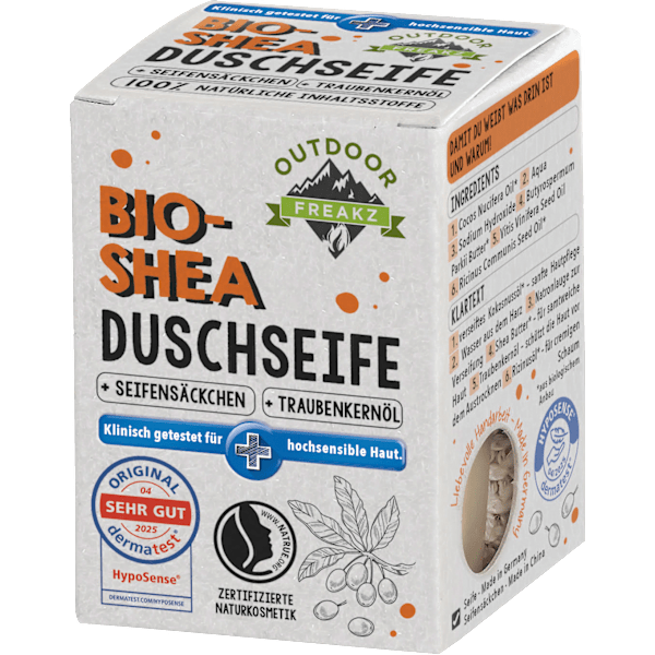 Festes Duschgel Shea Outdoor Freakz