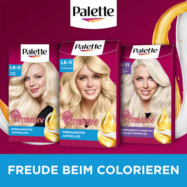 Haare Aufheller L6-0/100 Ultrablond Palette Intensive Color Creme