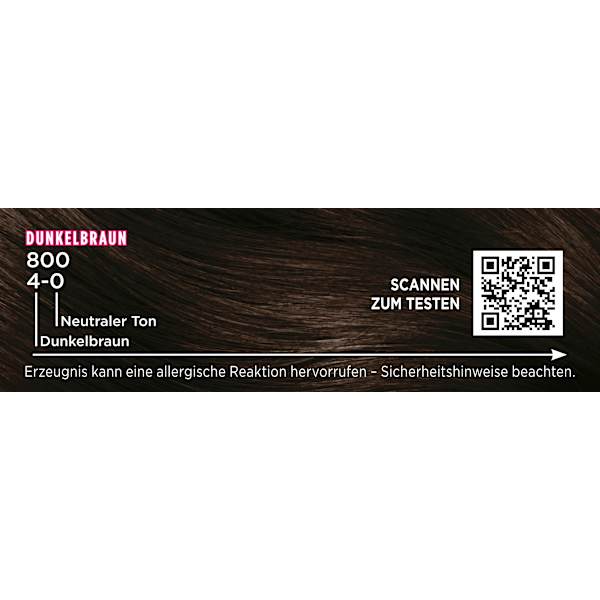 Haarfarbe 4-0/800 Dunkelbraun Palette Intensive Color Creme