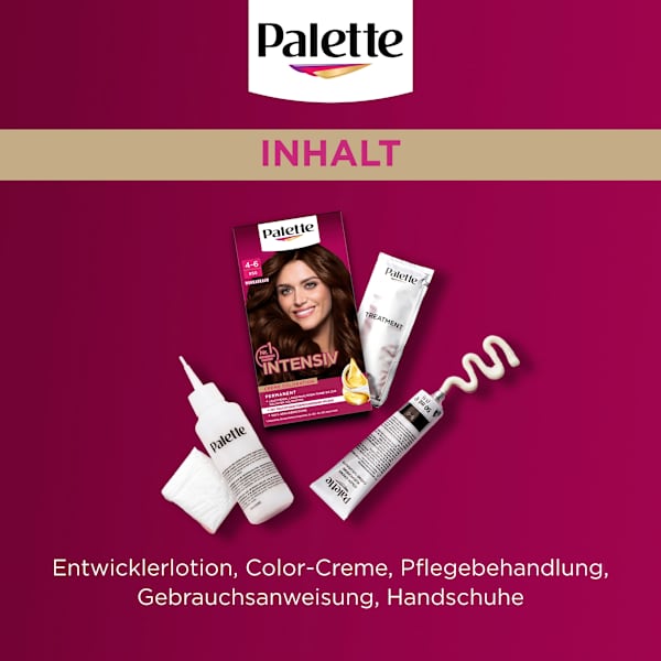 Haarfarbe 4-6/850 Mokkabraun Palette Intensive Color Creme