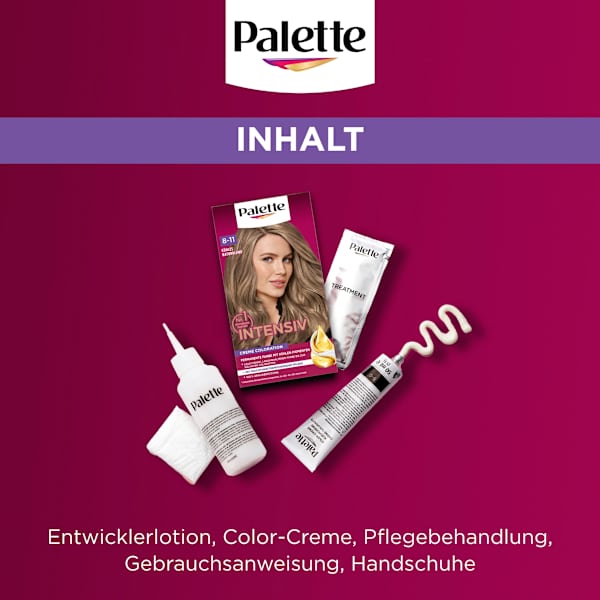 Haarfarbe 8-11 Kühles Naturblond Palette Intensive Color Creme