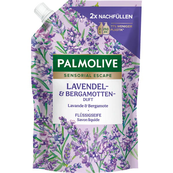 Flüssigseife Lavendel & Bergamotte Nachfüllpack (2x250 ml) Palmolive