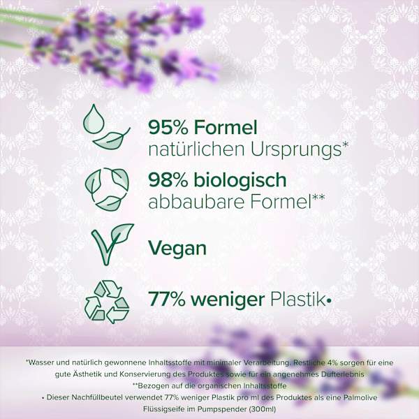 Flüssigseife Lavendel & Bergamotte Nachfüllpack (2x250 ml) Palmolive