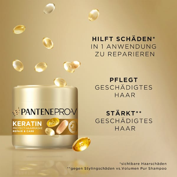Haarmaske Keratin Repair & Care PANTENE PRO-V