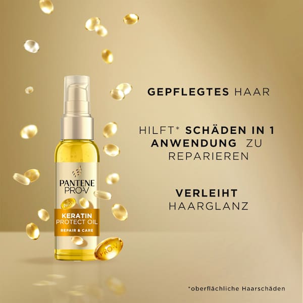 Trocken Öl mit Vitamin E Keratin Protect Oil Repair & Care PANTENE PRO-V