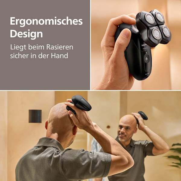 Elektrischer Rasierer, Glatzenrasierer S5000 Philips