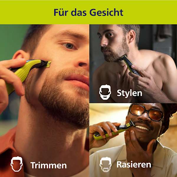 Elektrischer Rasierer, OneBlade 360 Face QP2724/23 PHILIPS OneBlade