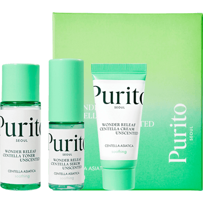 Purito SEOUL Wonder Releaf Centella Mini Kit Unscented, 60 ml