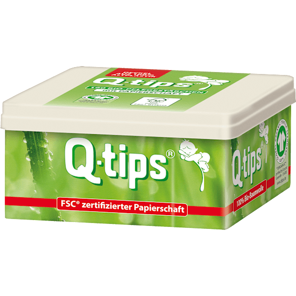 Wattestäbchen Box Baumwolle Q-tips