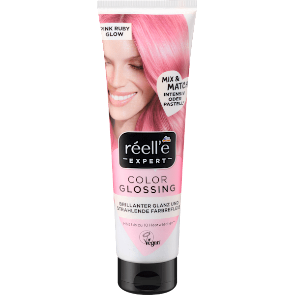 Farb-Glanzbehandlung Glossing Pink Ruby Glow réell‘e EXPERT