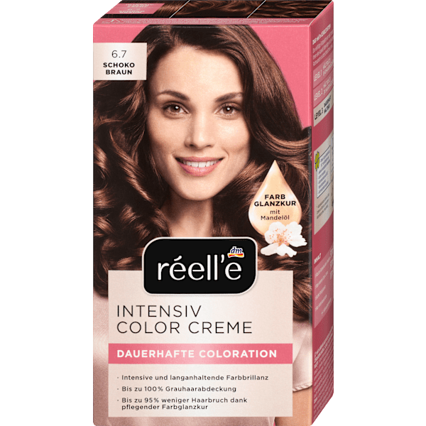 Haarfarbe 6.7 Schokobraun réell‘e