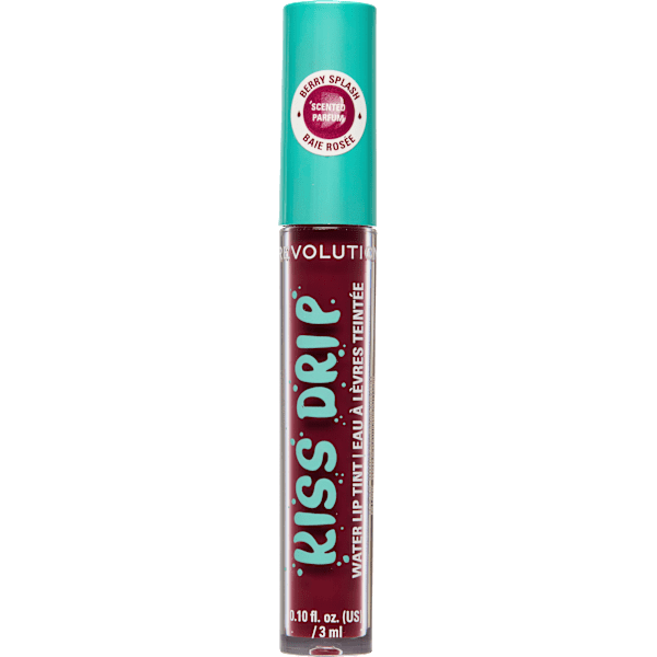 Lipgloss Kiss Drip Water Lip Tint Berry Splash REVOLUTION