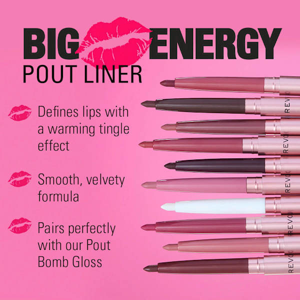 Plumping Lipliner Pout Bomb Cookie Warm Brown REVOLUTION