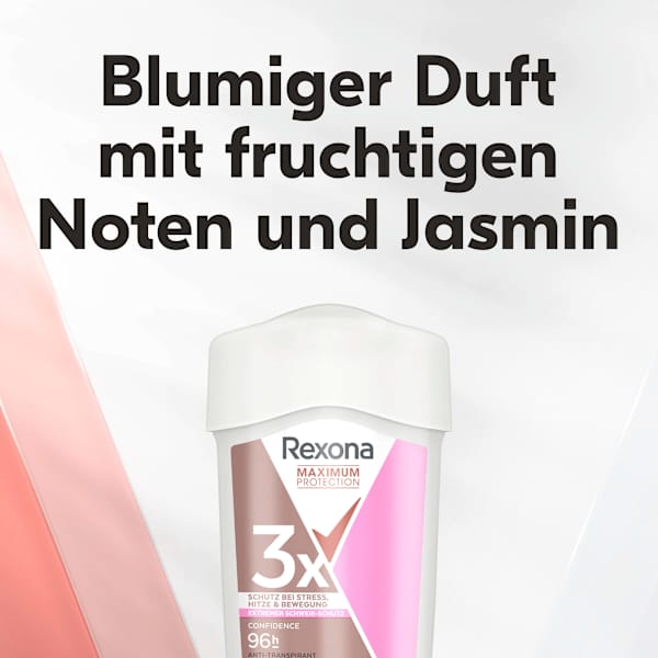 Antitranspirant Deocreme Maximum Protection Confidence Rexona