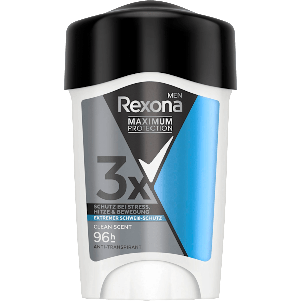Antitranspirant Deocreme Men Maximum Protection Clean Scent Rexona men
