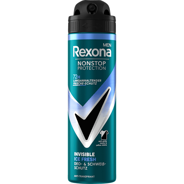 Antitranspirant Deospray Nonstop Protection Invisible Ice Fresh Rexona men