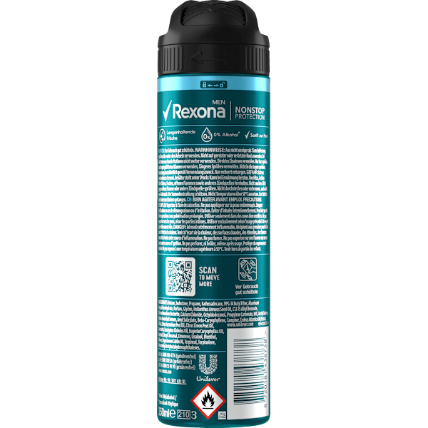 Antitranspirant Deospray Nonstop Protection Thermo Fresh Rexona men