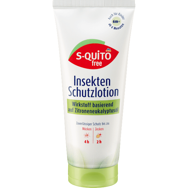 Insektenschutzlotion mit Zitroneneukalyptusöl S-QUiTO free