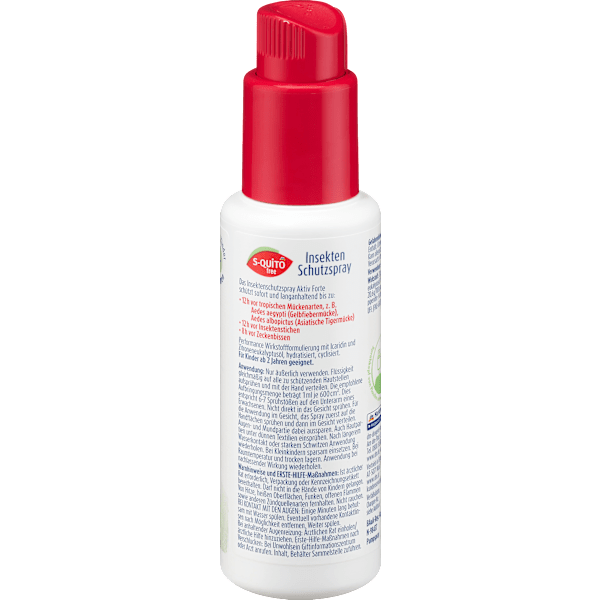 Insektenschutzspray aktiv forte S-QUiTO free