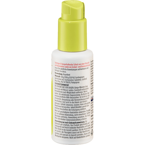 Insektenschutzspray Lemongrass Basic S-QUiTO free