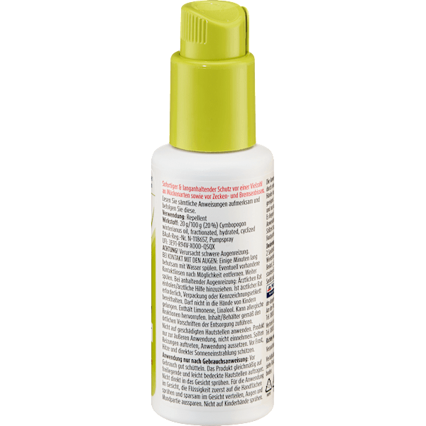 Insektenschutzspray Lemongrass Emulsion S-QUiTO free