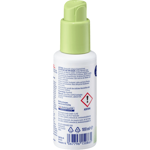Insektenschutzspray Zitroneneukalyptus S-QUiTO free