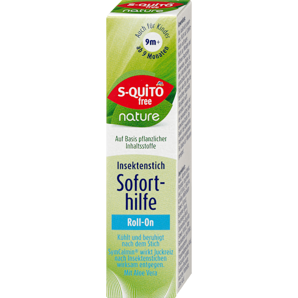 Insektenstich Roll-on, Soforthilfe Kräuterfluid S-QUiTO free