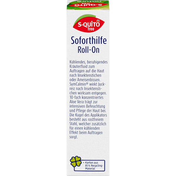 Insektenstich Roll-on, Soforthilfe Kräuterfluid S-QUiTO free