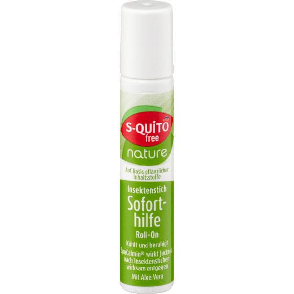 Insektenstich Roll-on, Soforthilfe Kräuterfluid S-QUiTO free