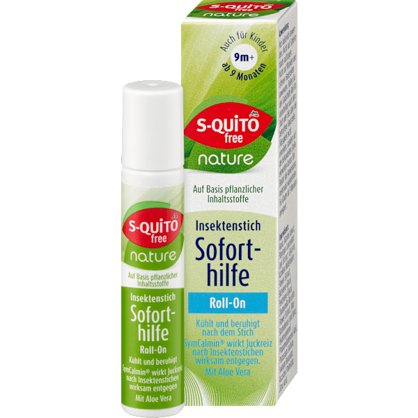 Insektenstich Roll-on, Soforthilfe Kräuterfluid S-QUiTO free