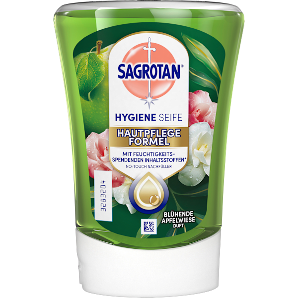 Seifenspender No Touch Apfel & Jasmin, Nachfüllpack Sagrotan