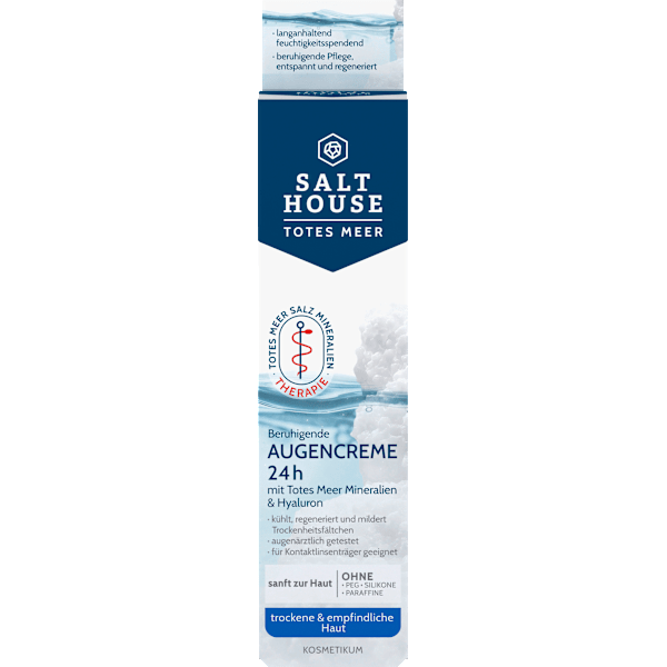 Augencreme mit Totes Meer Mineralien & Hyaluron Salthouse