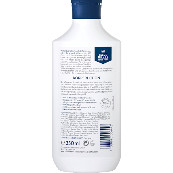 Bodylotion Totes Meer Therapie Salthouse