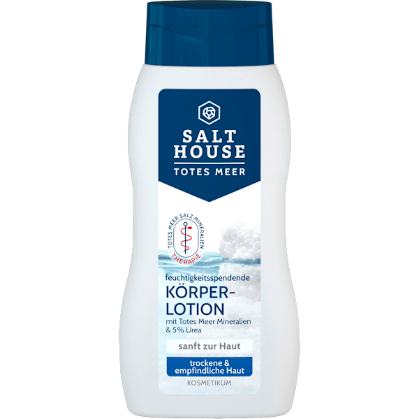 Körperlotion Totes Meer Mineralien & 5% Urea, Reisegröße Salthouse