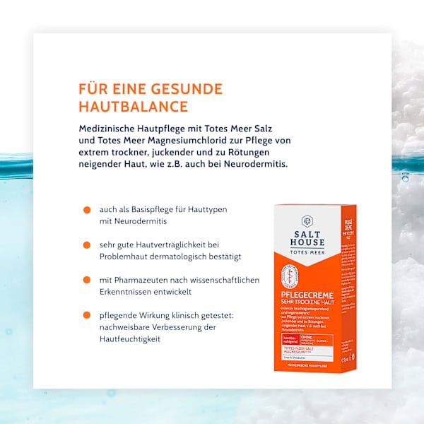 Pflegecreme sehr trockene Haut Salthouse