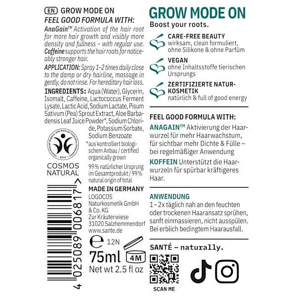 Tonikum Grow Mode On Santé naturally.