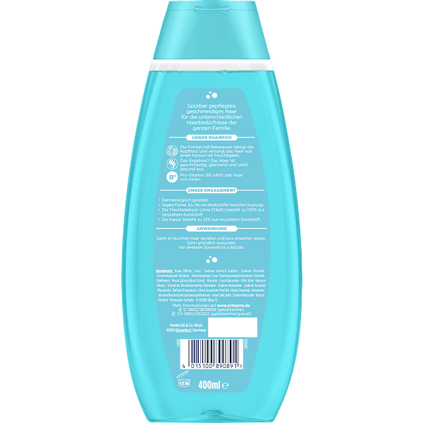 Shampoo Feuchtigkeit & Glanz schauma