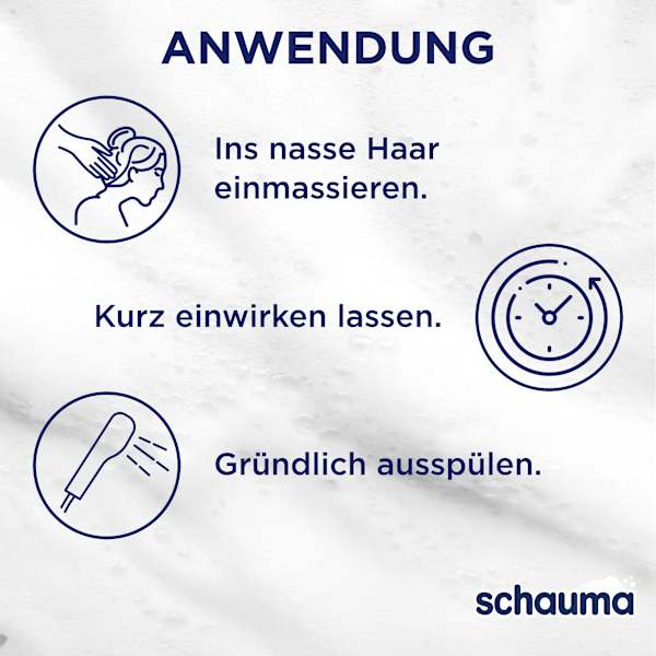 Shampoo Feuchtigkeit & Glanz schauma