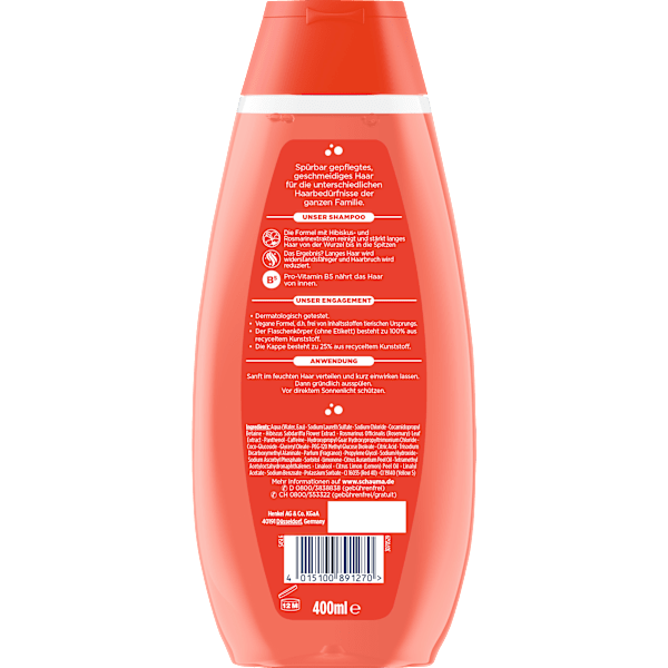 Shampoo Stronger for Longer schauma