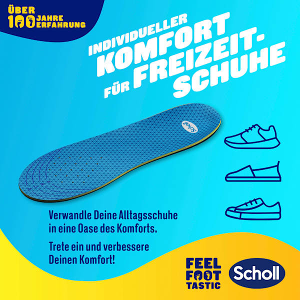 Einlegesohlen GelActiv  Everyday, Gr. 35,5 - 40,5 (1 Paar) Scholl