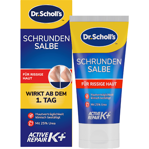 Fußcreme Schrundensalbe active repair mit Urea & Keratin Scholl