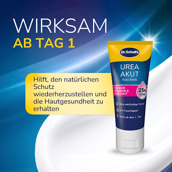 Fußcreme Urea Akut Scholl