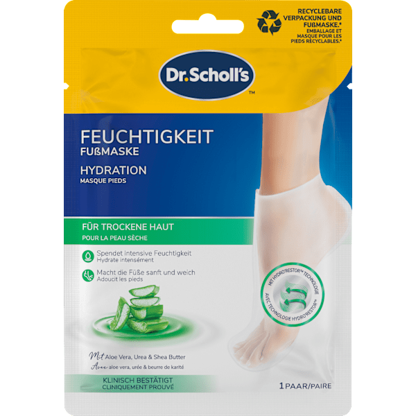 Fußmaske Socken mit Aloe Vera (1 Paar) Scholl