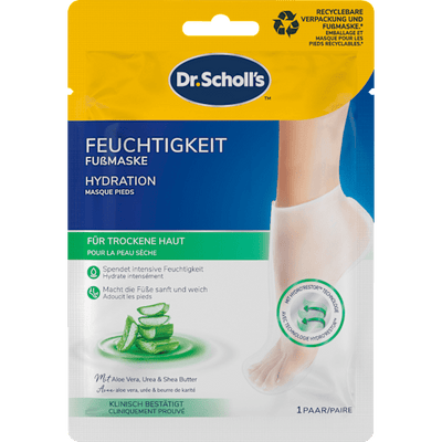 Scholl Foot mask socks with aloe vera (1 pair), 2 pieces